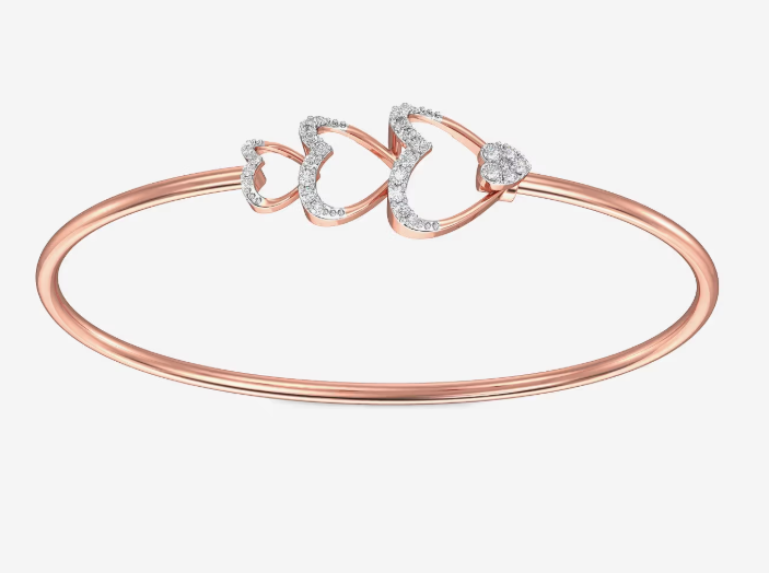 Love-Line diamond Oval Bracelet