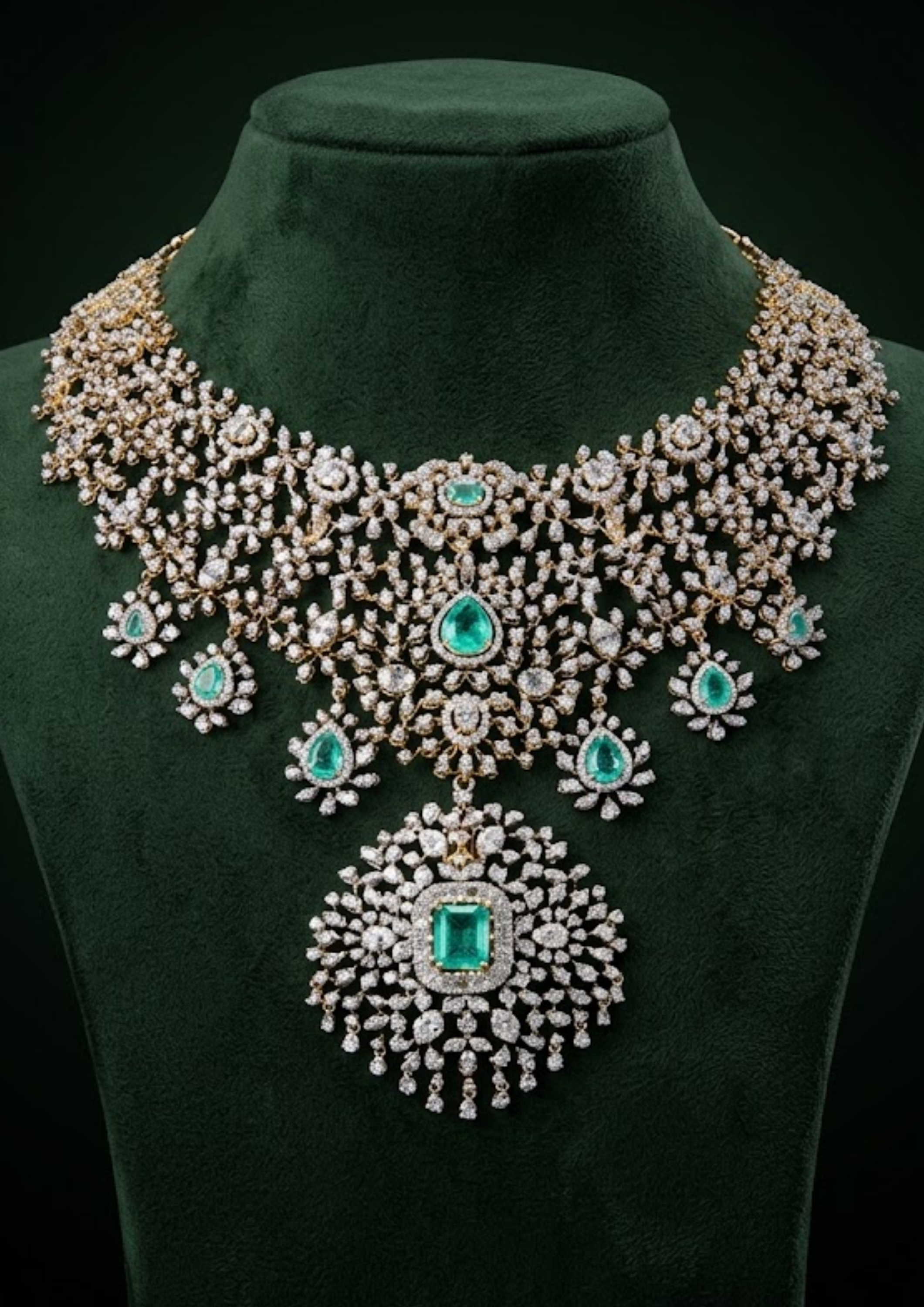 Diamond Crest Necklace