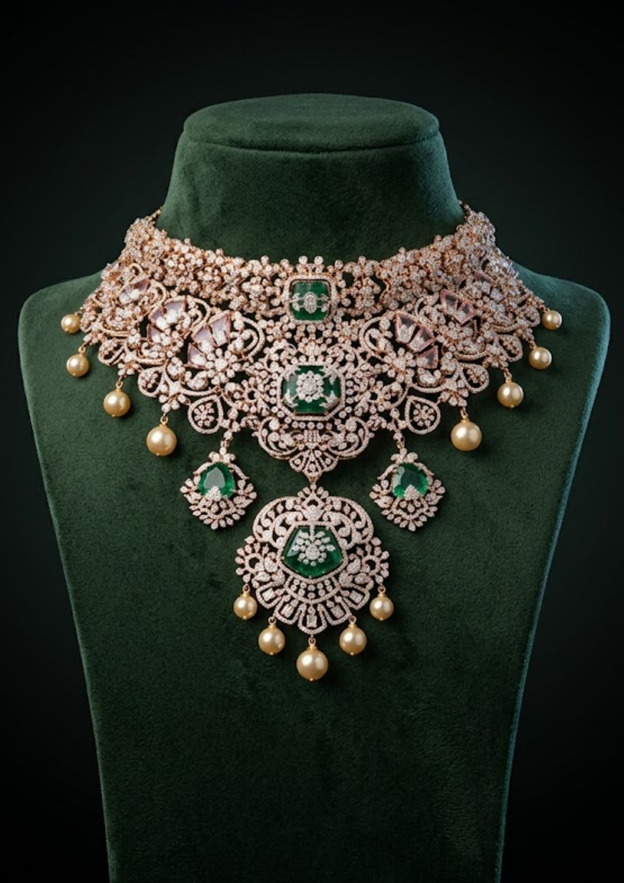 Diamond Filigree Choker