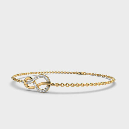 REEF KNOT DIAMOND BRACELET