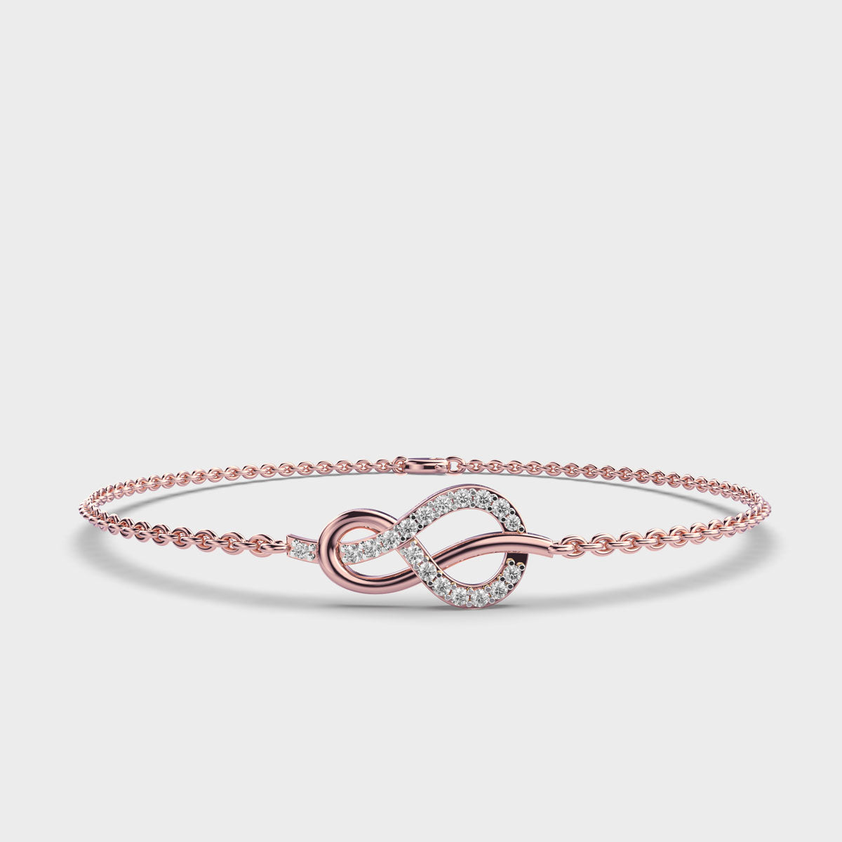 REEF KNOT DIAMOND BRACELET