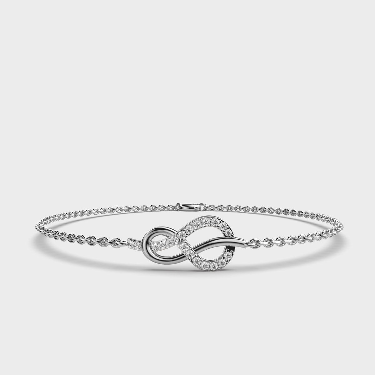 REEF KNOT DIAMOND BRACELET