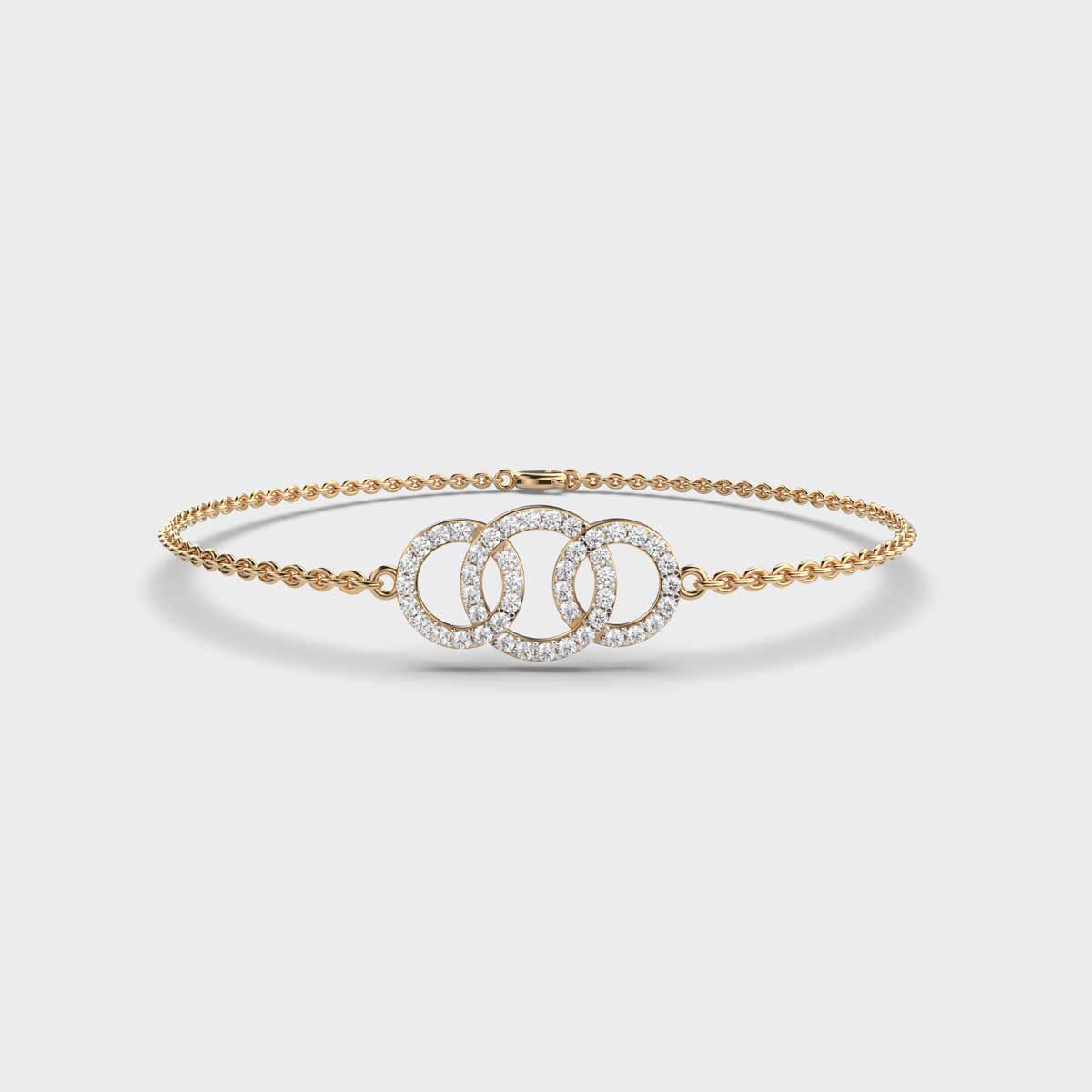 MEDALLION DIAMOND BRACELET