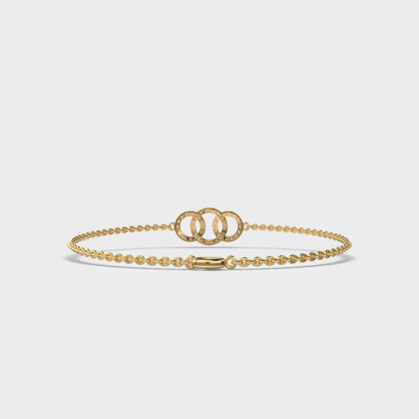 MEDALLION DIAMOND BRACELET