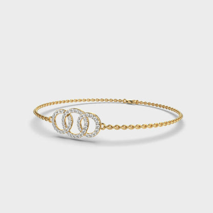 MEDALLION DIAMOND BRACELET