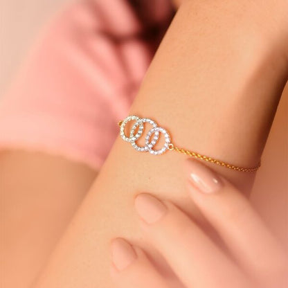 MEDALLION DIAMOND BRACELET