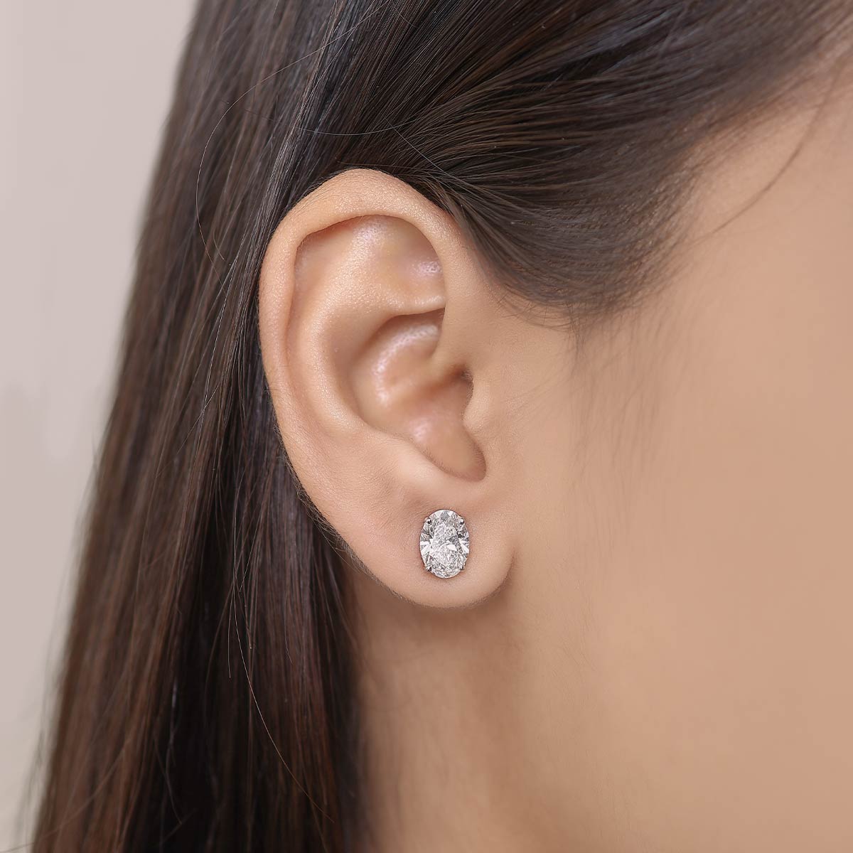 2 Carat Classic Oval Studs