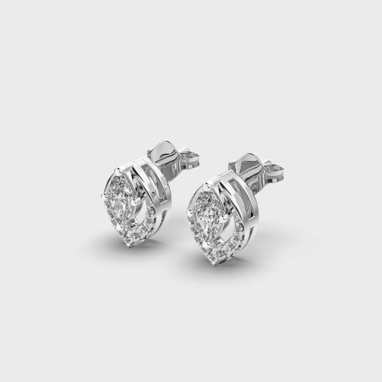 INFINITY GLOW DIAMOND STUDS