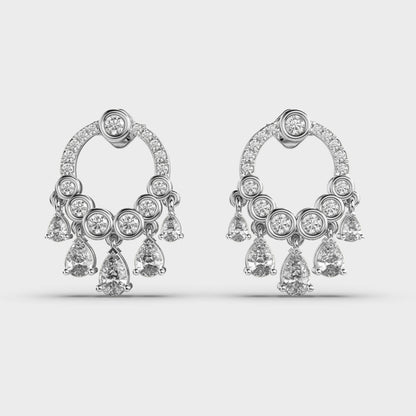 REGAL CHIME DIAMOND EARRINGS