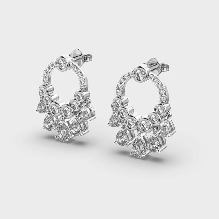 REGAL CHIME DIAMOND EARRINGS