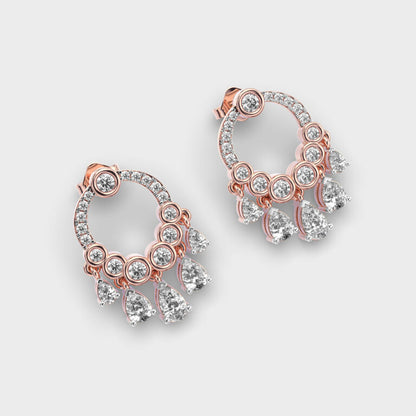 REGAL CHIME DIAMOND EARRINGS