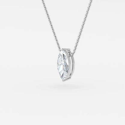 Ariana White Gold Solitaire Pendant