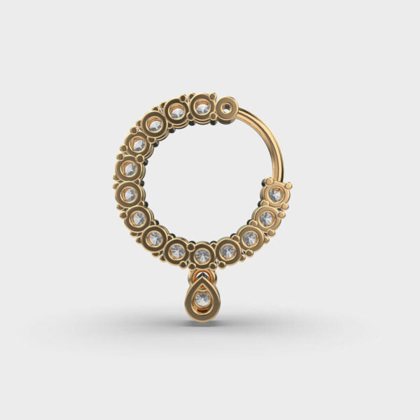 4 CENT ELEGANT DIAMOND NOSE RING