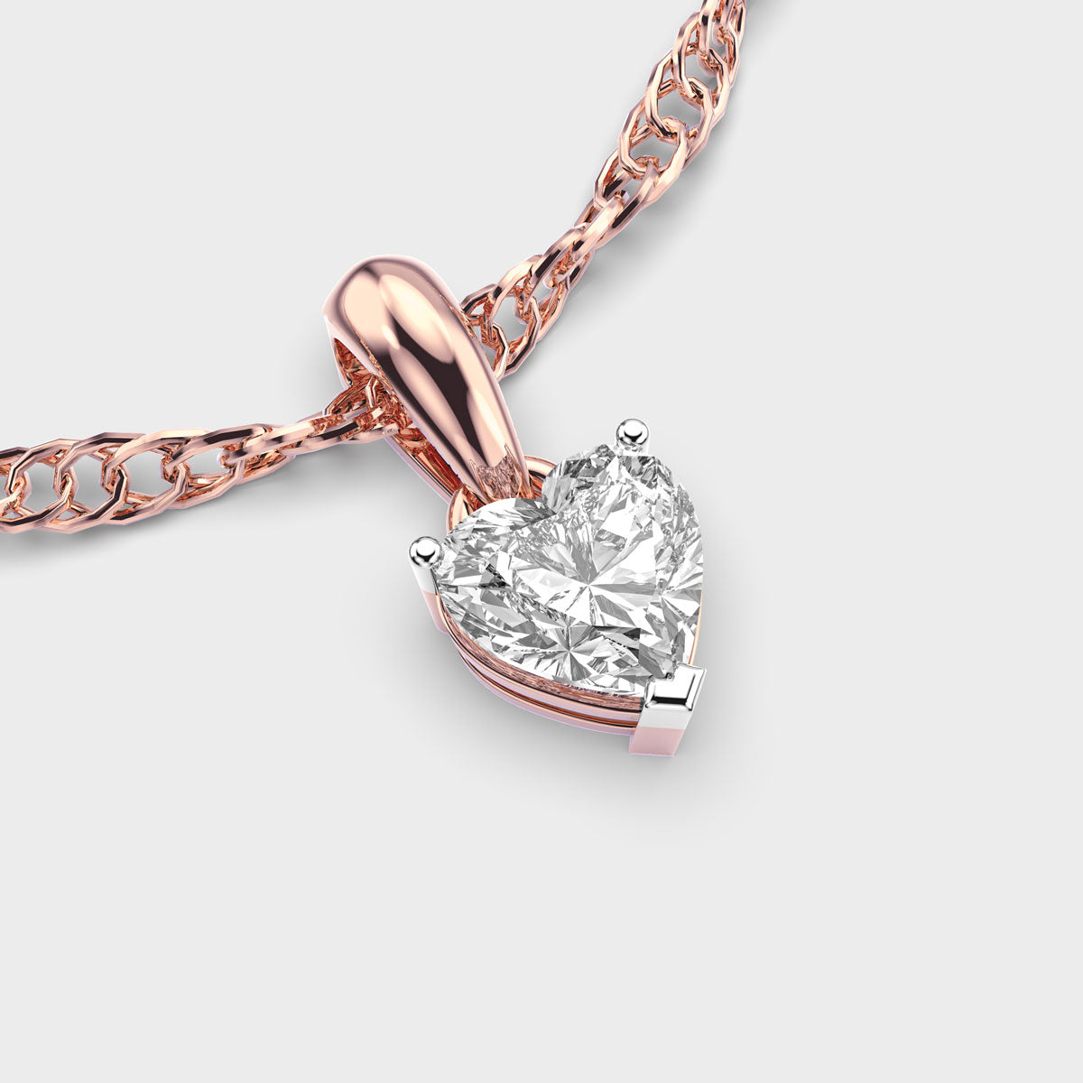 0.3CT Heart Pendant