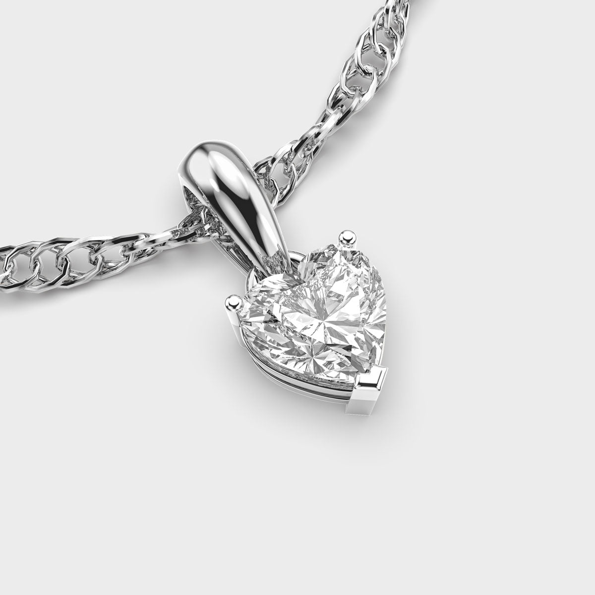 0.3CT Heart Pendant