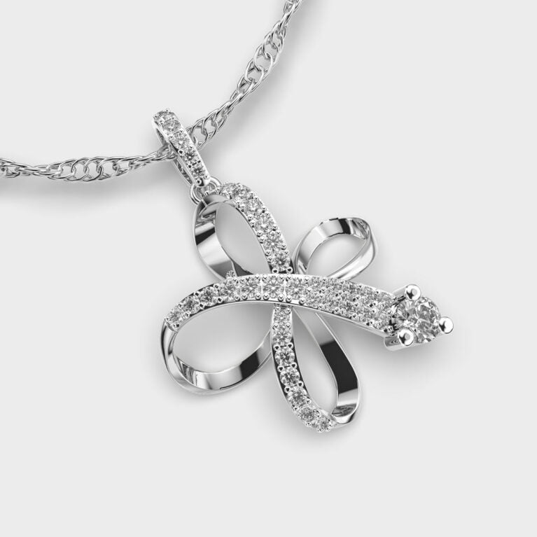 Redefined Aura Diamond Pendant with Chain