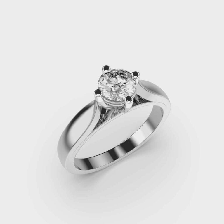 50 Cent Solitaire Chic Ring