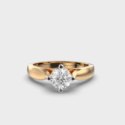 50 Cent Solitaire Chic Ring