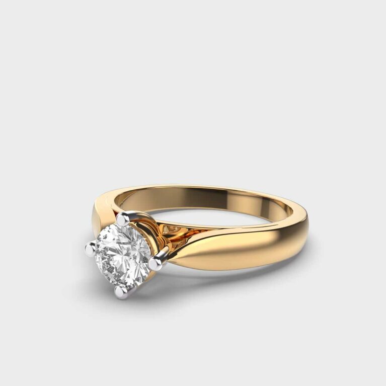 50 Cent Solitaire Chic Ring