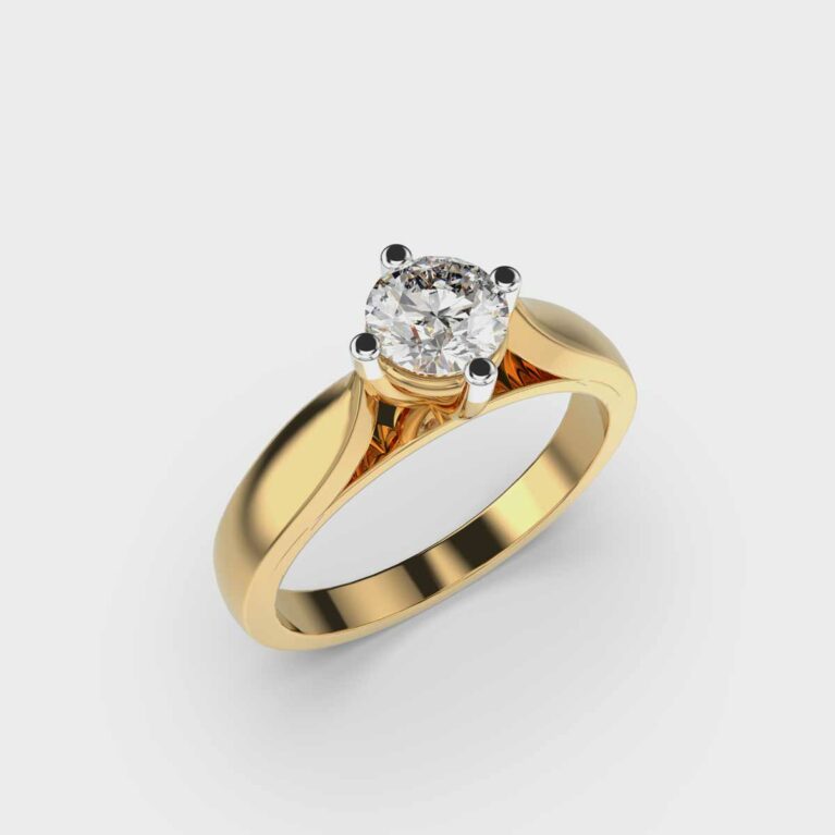 50 Cent Solitaire Chic Ring