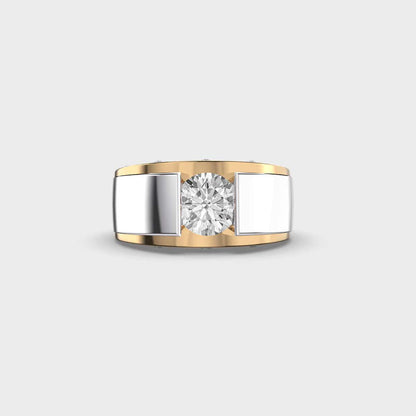 Dual Tone Men’s Ring