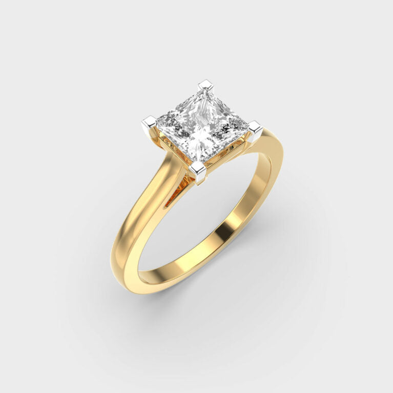 1 Carat Princess Ring