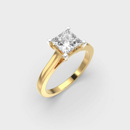 1 Carat Princess Ring