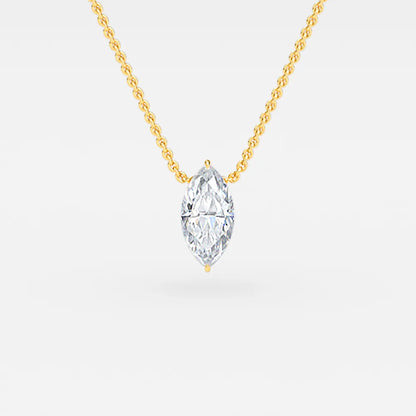 Ariana White Gold Solitaire Pendant