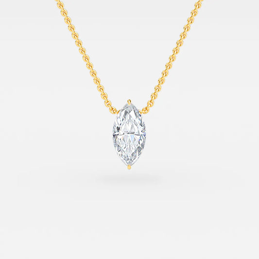 Ariana White Gold Solitaire Pendant