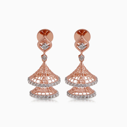 Doubled Over Jhumka Earrings