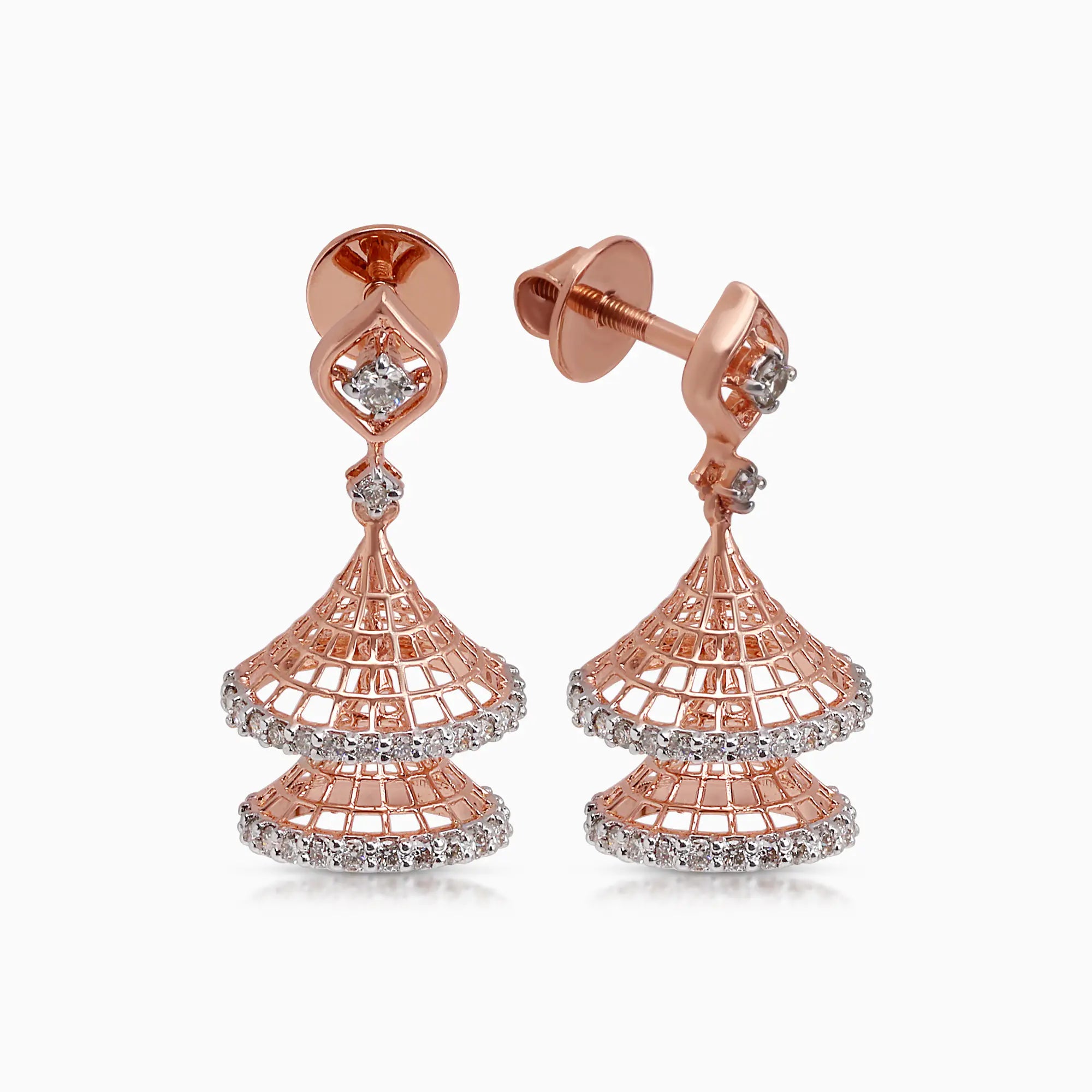 Doubled Over Jhumka Earrings