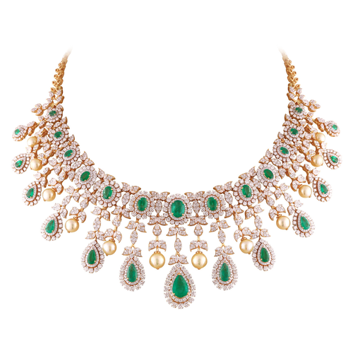 Gilded Gems Diamond Necklace