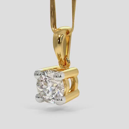 0.50 CT Solitaire Pendant