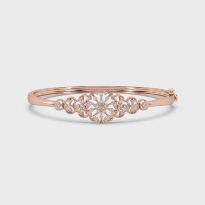 Blooming Diamond Bangle & Bracelet