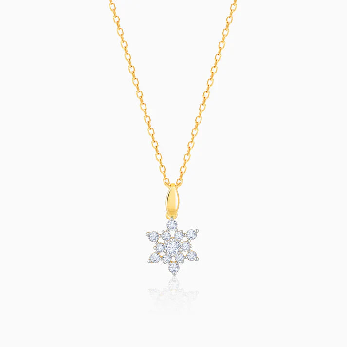 Radiant Frost Diamond Pendant