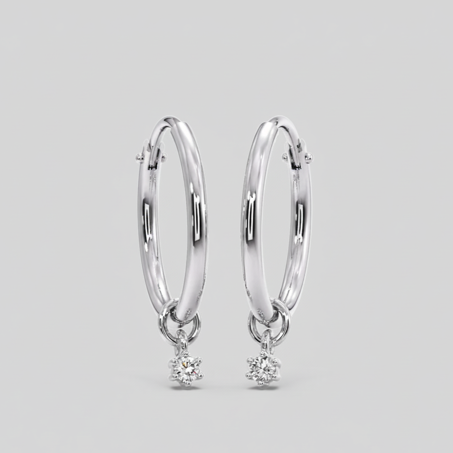 Blaine Diamond Earrings