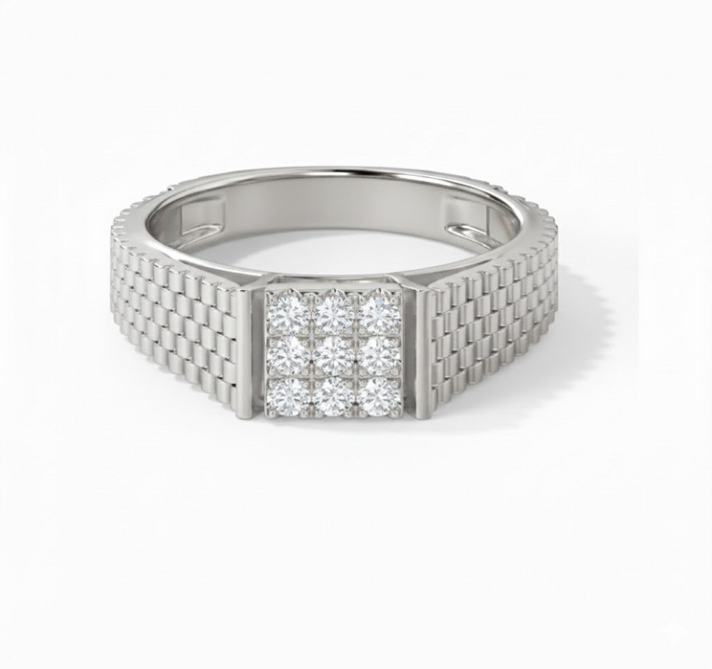 Asher 14K Gold Men’s Diamond Ring