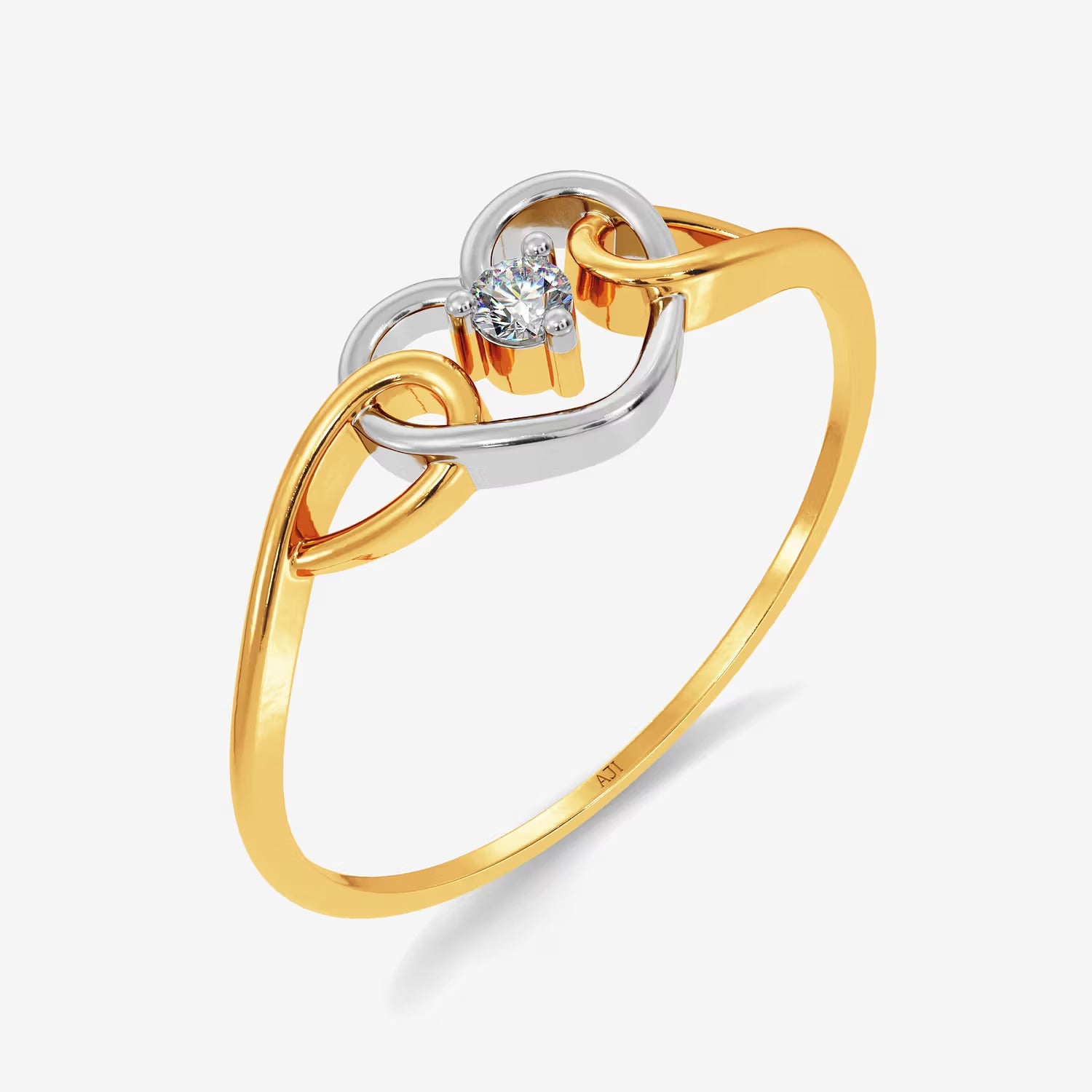 Due Heart Lab grown diamond Ring