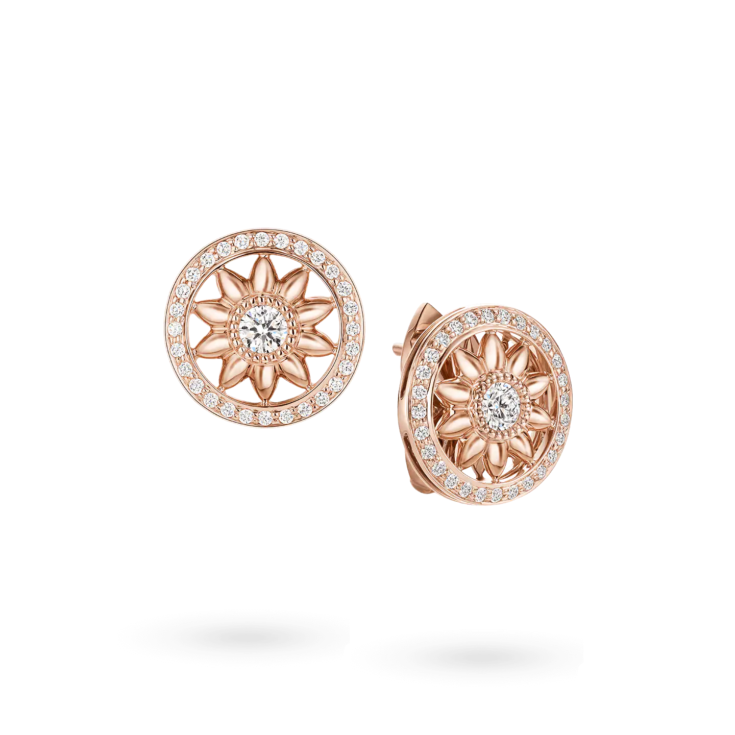 SIYARI YELLOW GOLD DIAMOND EARRINGS